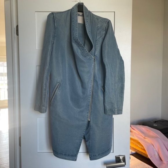 Soia & Kyo Stefie Denim Coat Size Small - Picture 8 of 10